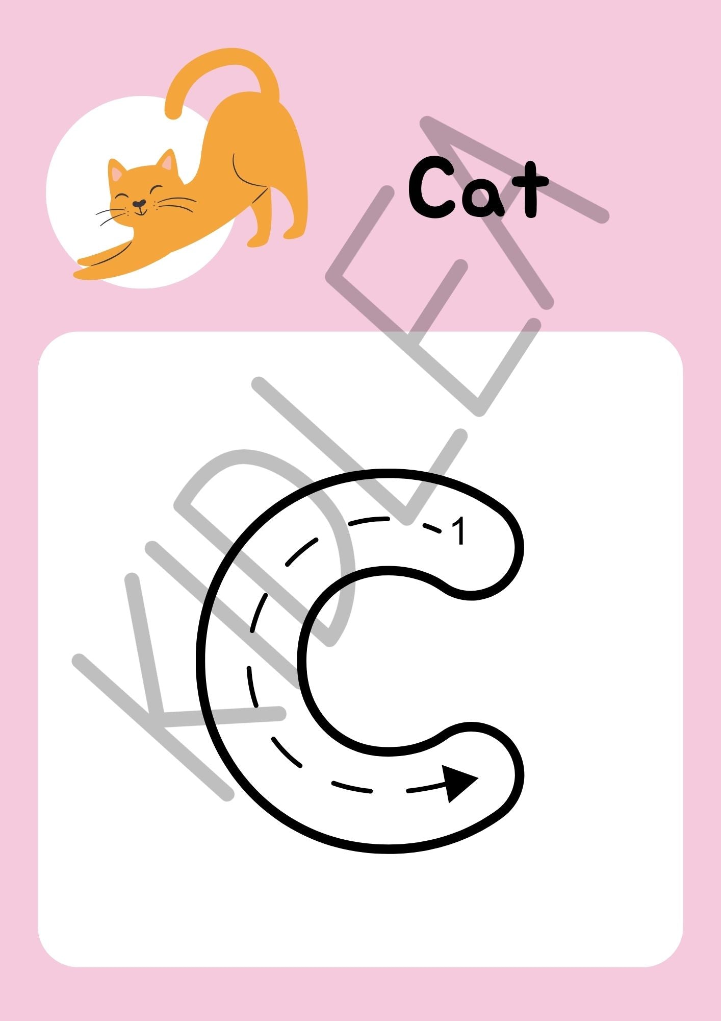 Alphabet Tracing Workbook – 26 Animal-Themed Pages