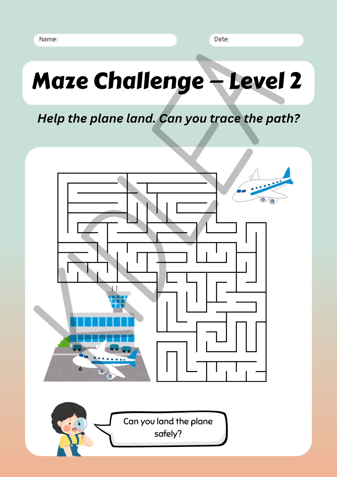 Kids Travel Activity Pack – 12 Fun Printable Pages