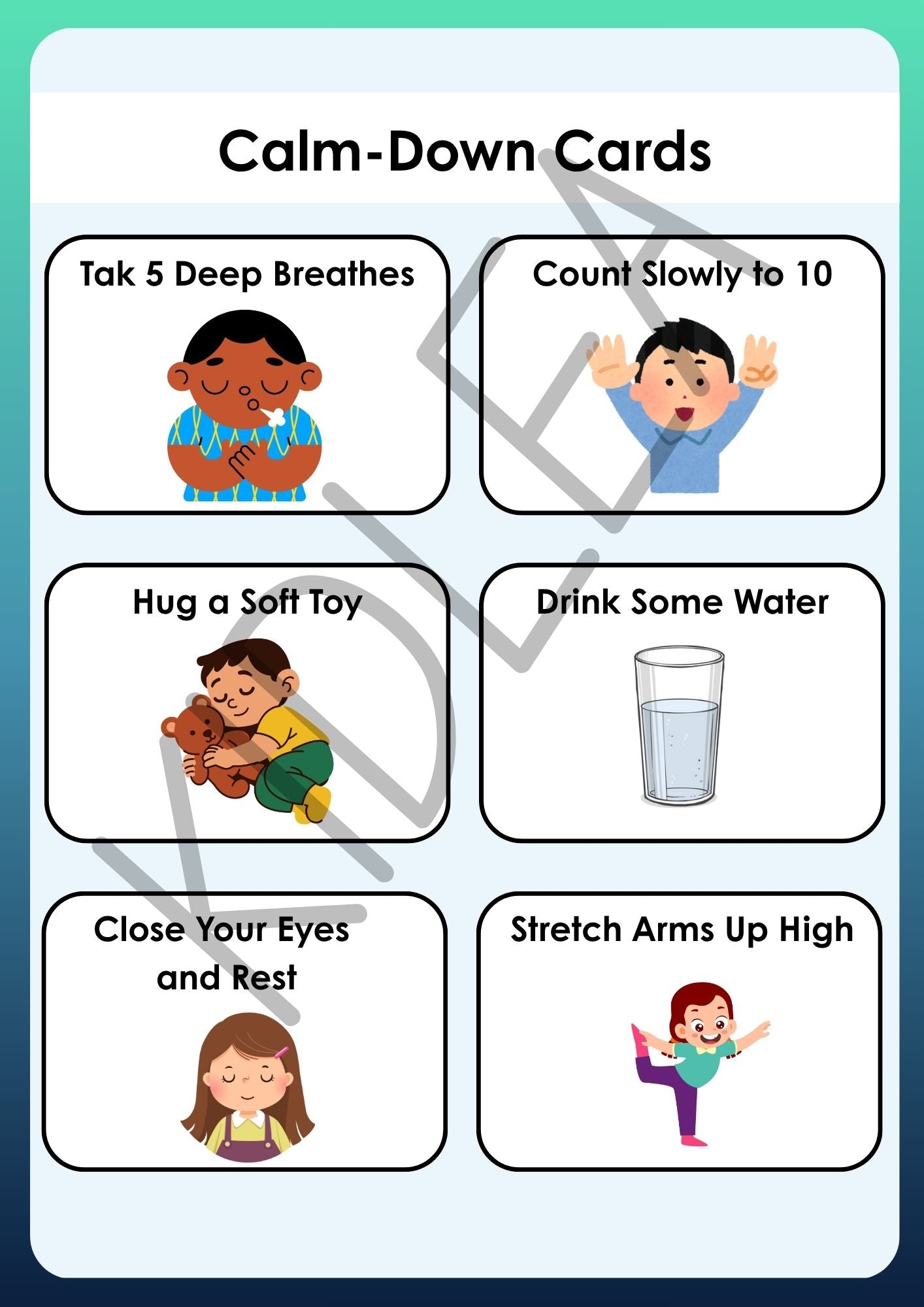 Calm & Focus Toolkit – 17 Printable Activity Pages