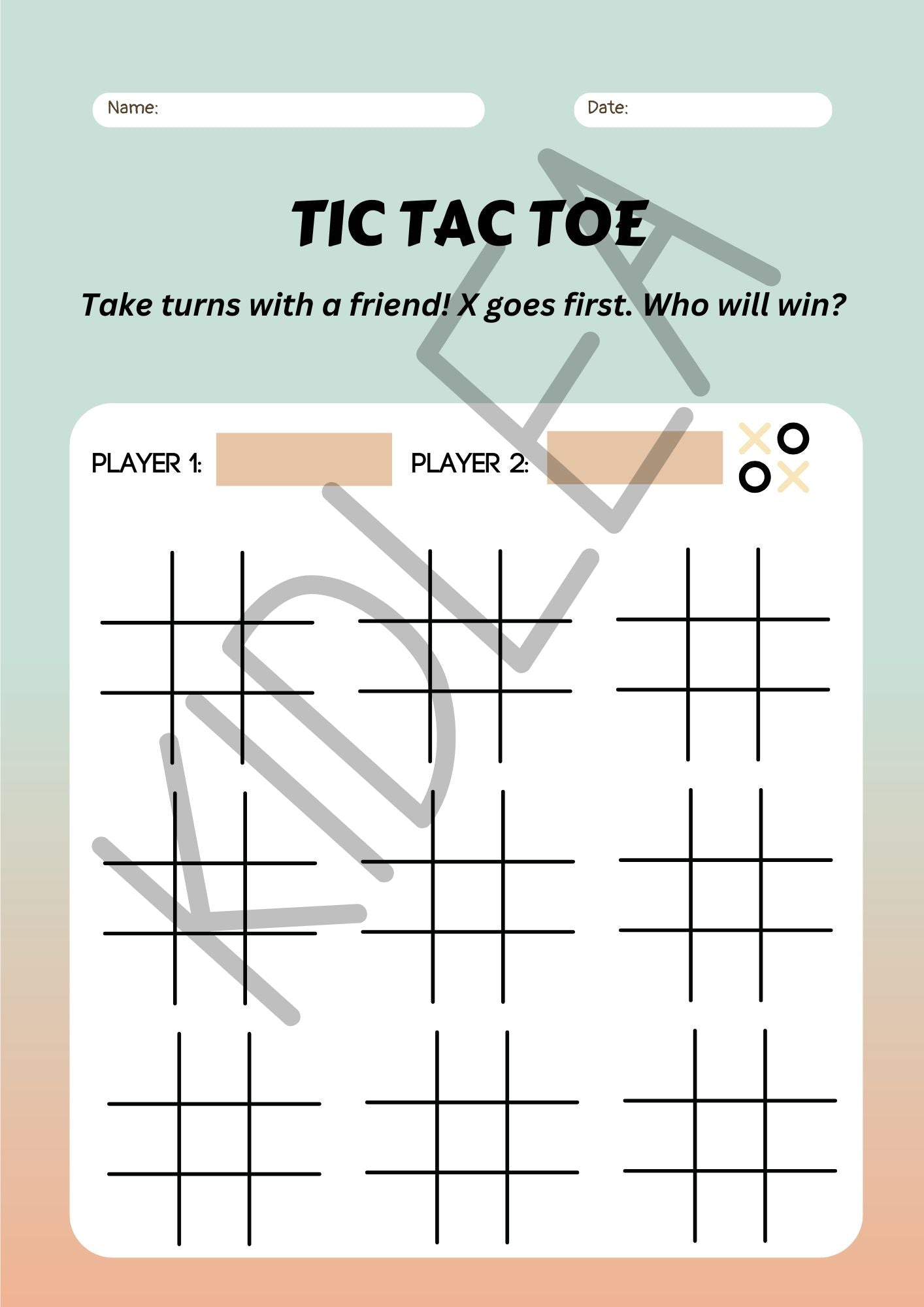 Kids Travel Activity Pack – 12 Fun Printable Pages